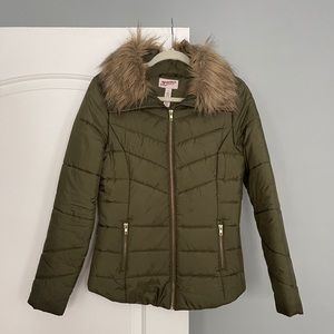 Green Puffer Jacket